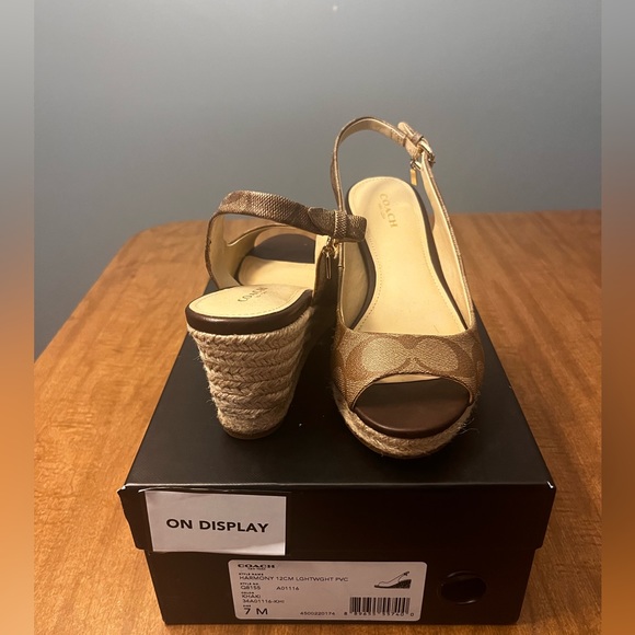 Like new, Coach wedges, size 7 - Picture 2 of 8